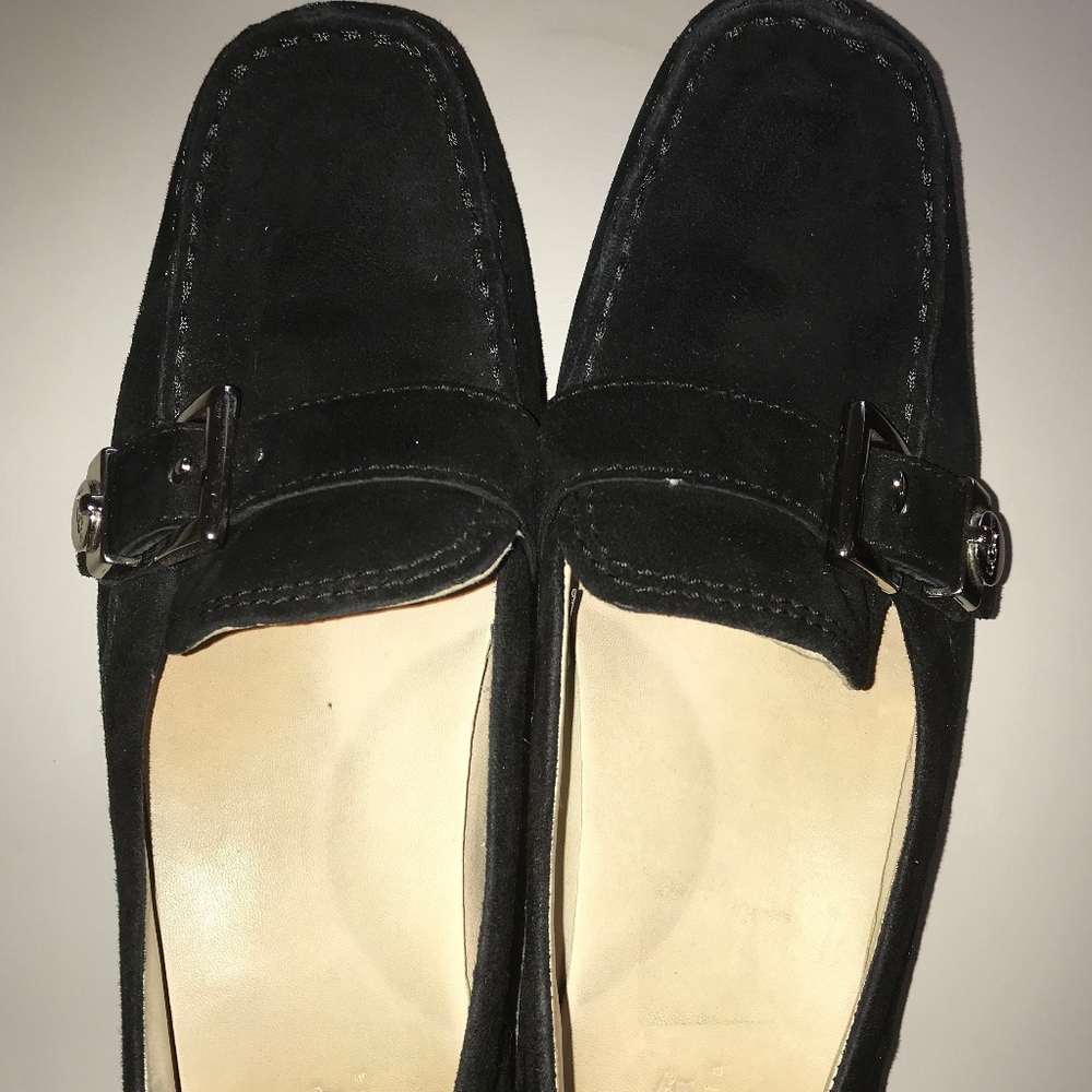 UGG Australia Black Suede Flats